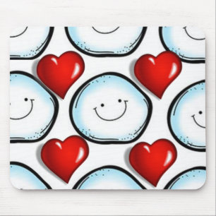 Schneemann-Mauspad Mousepad