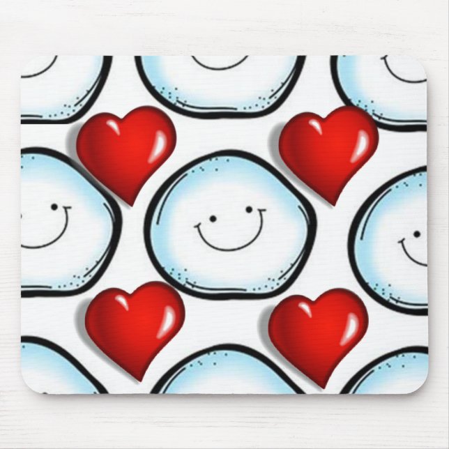 Schneemann-Mauspad Mousepad (Vorne)