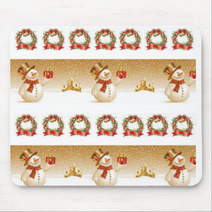 Schneemann-Mauspad Mousepad