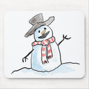 Schneemann-Mauspad Mousepad