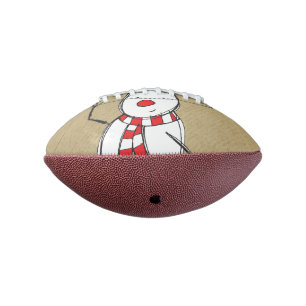 Schneemann-Minifußball Football