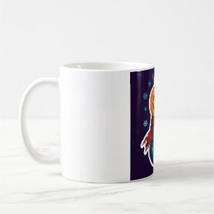 Schneemann mit Jack-o'-Lantern-Kopf-Tasse Kaffeetasse