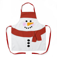 Schneemann mit Red Scarf Weihnachten