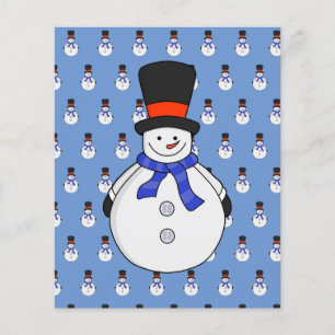 Schneemann mit Tophut
