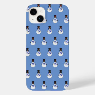 Schneemann mit Tophut Case-Mate iPhone 14 Plus Hülle