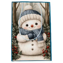 Schneemann Mittlere Geschenktüte