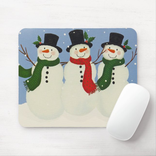 Schneemann Mousepad (Mit Mouse)
