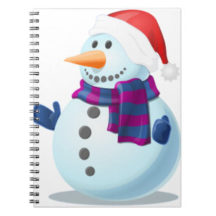Schneemann Notizblock