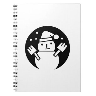 Schneemann Notizblock