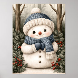Schneemann Poster