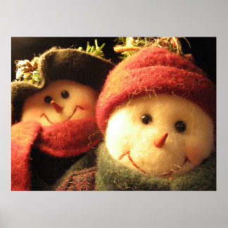 Schneemann Poster