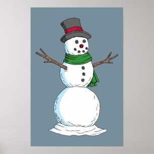 Schneemann Poster