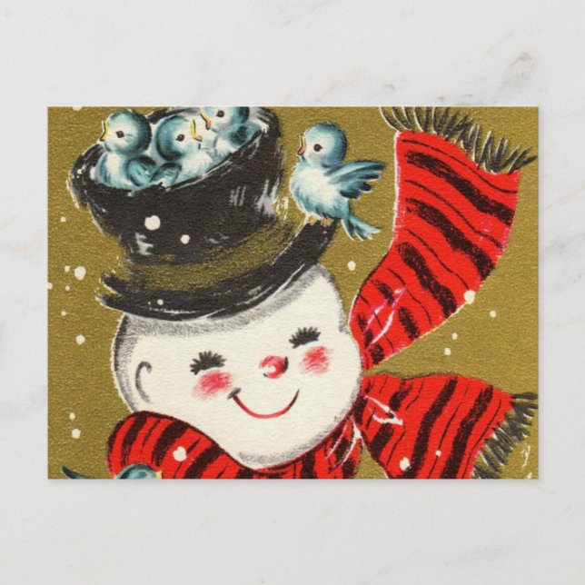 Schneemann | Postkarten (Vorderseite)