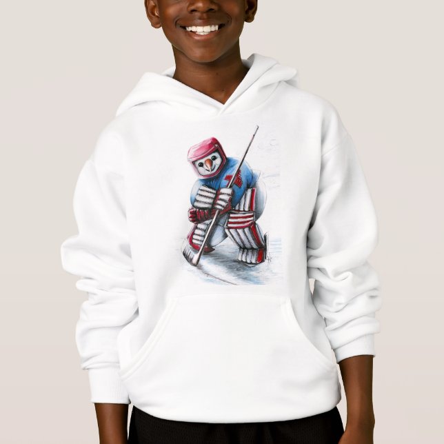Schneemann Power Play Hoodie (Vorderseite)
