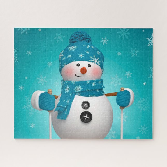 Schneemann Puzzle (Horizontal)