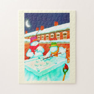 Schneemann Puzzle