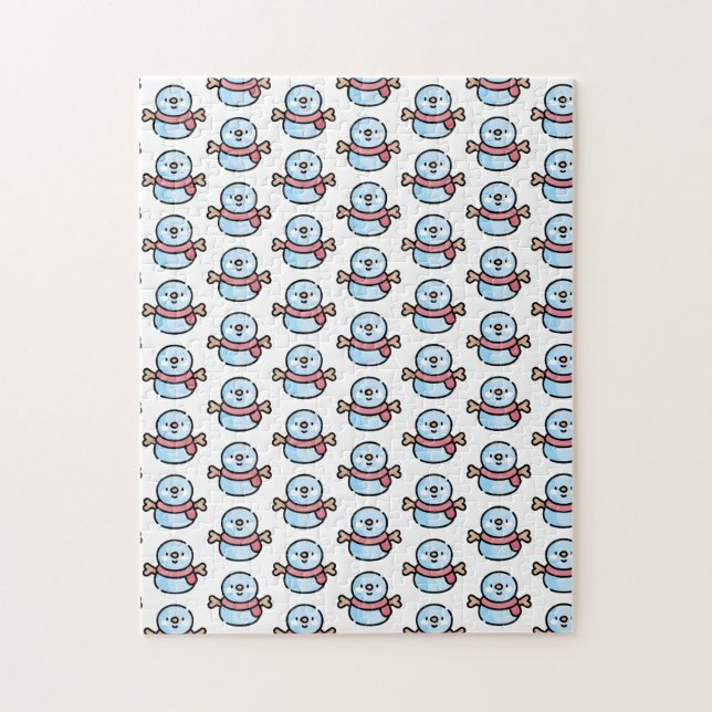 Schneemann Puzzle (Vertikal)