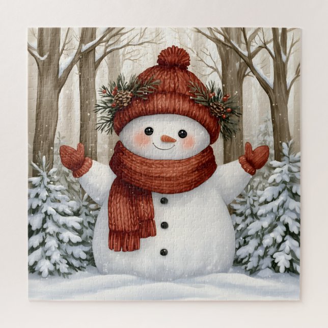 Schneemann Puzzle (Vertikal)