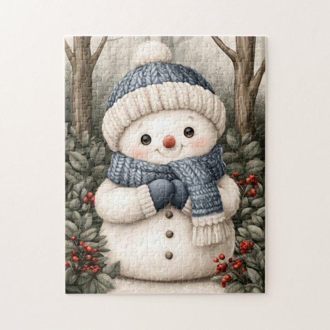 Schneemann Puzzle (Vertikal)