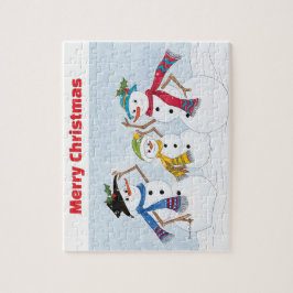 Schneemann-Puzzle Puzzle