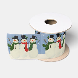 Schneemann Satinband