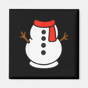 Schneemann-Shirt für Jungen, Schneemann-Kostüm für Magnet