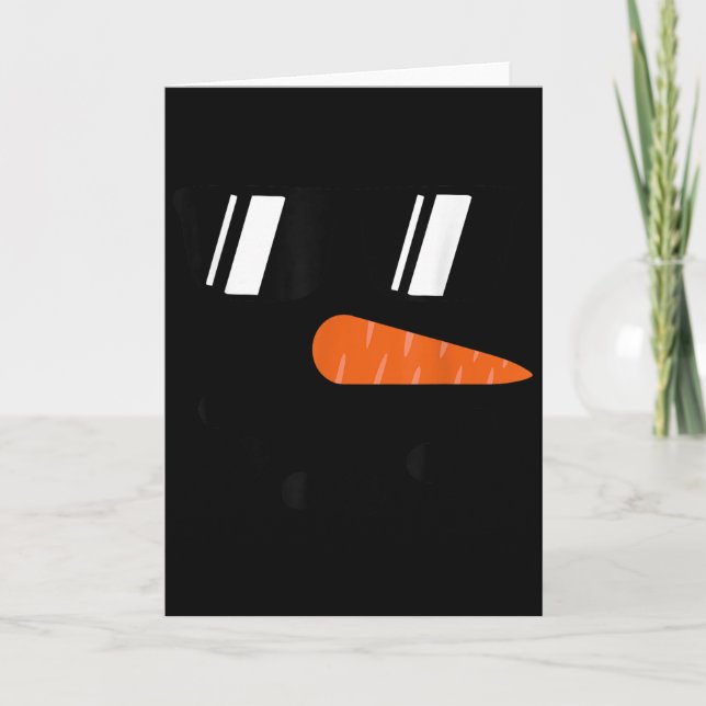 Schneemann-Shirts für Jungen Kinder Kleinkinder Fr Karte (Vorderseite)