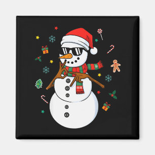 Schneemann Six Seven Meme Weihnachten Pyjama 6 Und Magnet