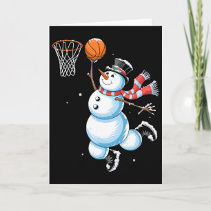 Schneemann Skelett Weihnachts-Shirt Jungen Weihnac Karte
