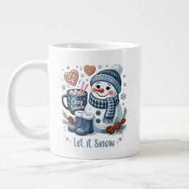 Schneemann-Spezialtasse Jumbo-Tasse