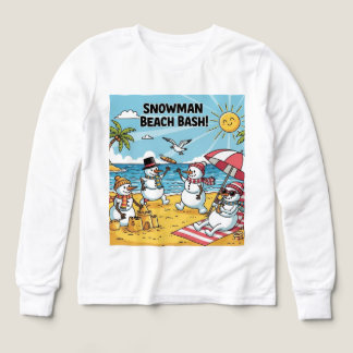 Schneemann-Strand-Bash