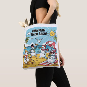 Schneemann-Strand-Bash