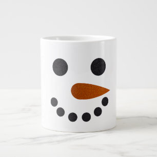 Schneemann-Tasse für Kaffee oder Hot-Chocolate-Ge Jumbo-Tasse