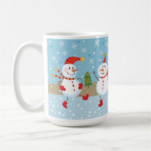 Schneemann-Tasse
