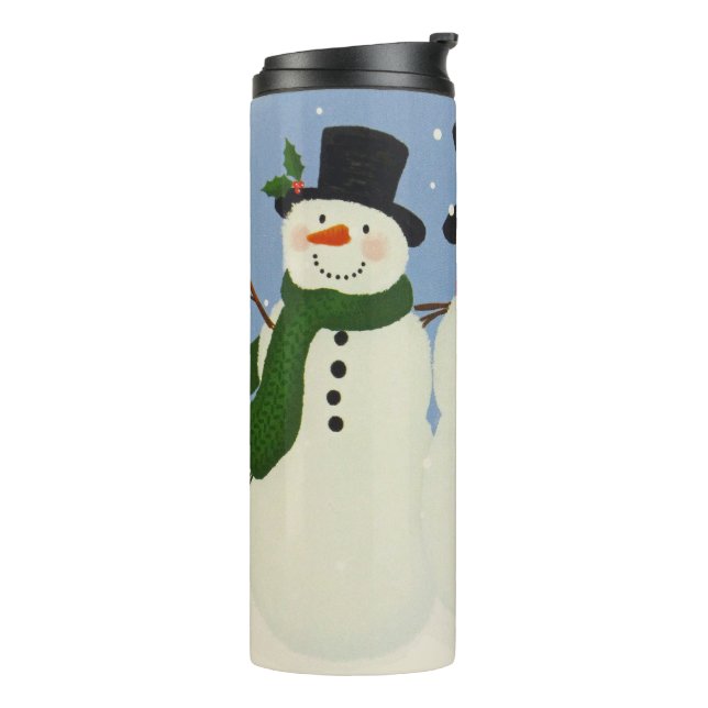 Schneemann Thermosbecher (Nach links gedreht)