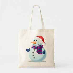 Schneemann Tragetasche