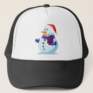Schneemann Truckerkappe