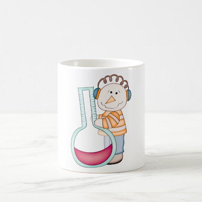 Schneemann überprüft die Temperatur Kaffeetasse (Von Creator hochgeladen)