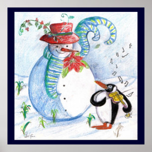 SCHNEEMANN UND PINGUIN'S WINTERSERENADE POSTER
