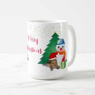 Schneemann und Weihnachten Kaffeetasse