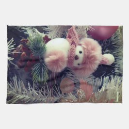 Schneemann Weihnachten  Geschirrtuch