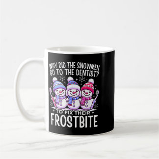 Schneemann Weihnachten Zahnarzt Zahnmedizin Instan Kaffeetasse