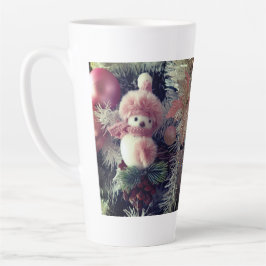 Schneemann-Weihnachts-Latte-Macchiato-Tasse Milchtasse