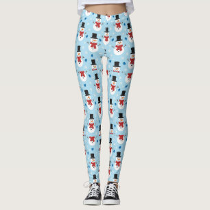 Schneemann-Weihnachts-Schlafanzughose - Winter-Sch Leggings