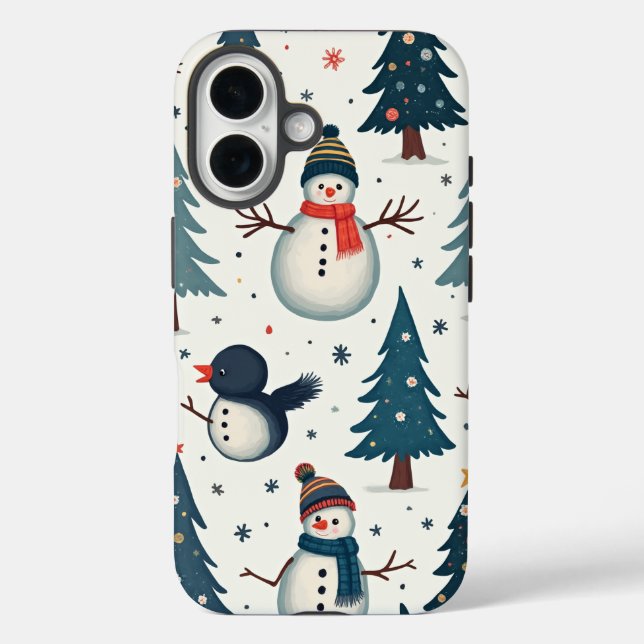 Schneemann Winter iPhone Fälle Case-Mate iPhone Hülle (Rückseite)