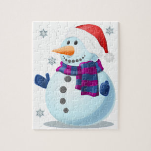 Schneemann/Winter/Weihnachten Puzzle