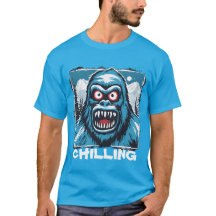 Schneemann Yeti Monster Creepy Winter