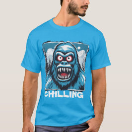 Schneemann Yeti Monster Creepy Winter T-Shirt