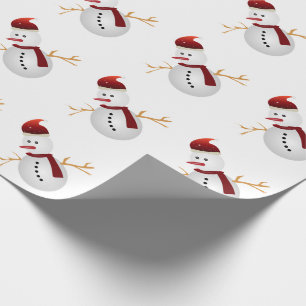 Schneemänner Geschenkpapier