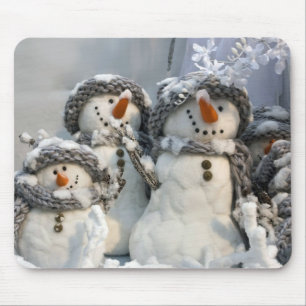 Schneemänner Mousepad
